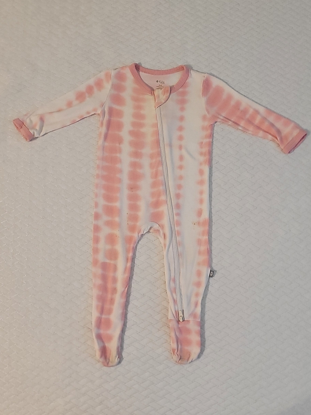 Kyte Baby, Tye Dye, Zippet Footie  3-6 Month